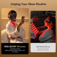 INIA  Wireless Red Light Therapy Mask